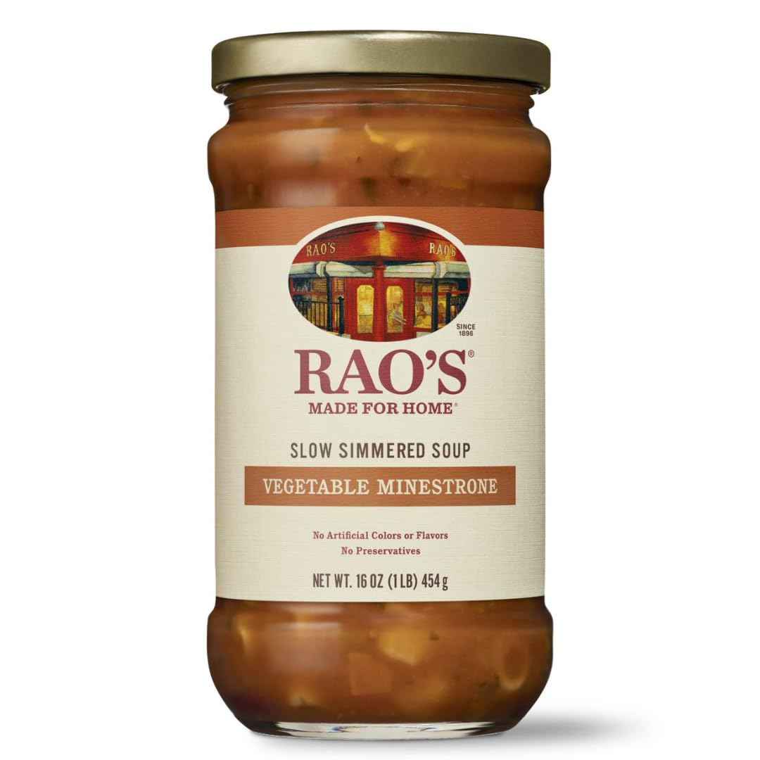 Rao's Homemade Vegetable Minestrone Soup, 16oz – Quick Work-from-Home Lunch Between Meetings