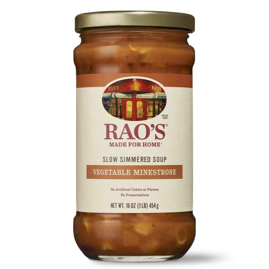 Rao's Homemade Vegetable Minestrone Soup, 16oz – Quick Work-from-Home Lunch Between Meetings