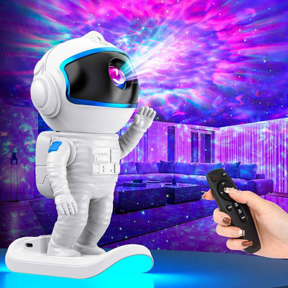 LumiGalaxy Galaxy Projector Night Light – Astronaut Star Light, Unique Birthday Gift for Women and Men, Home Bedroom Decor