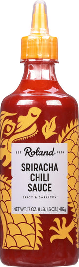 Roland Foods Sriracha Chili Sauce 17 oz – Clean-Label Pantry Staple for Simple Weeknight Cooking