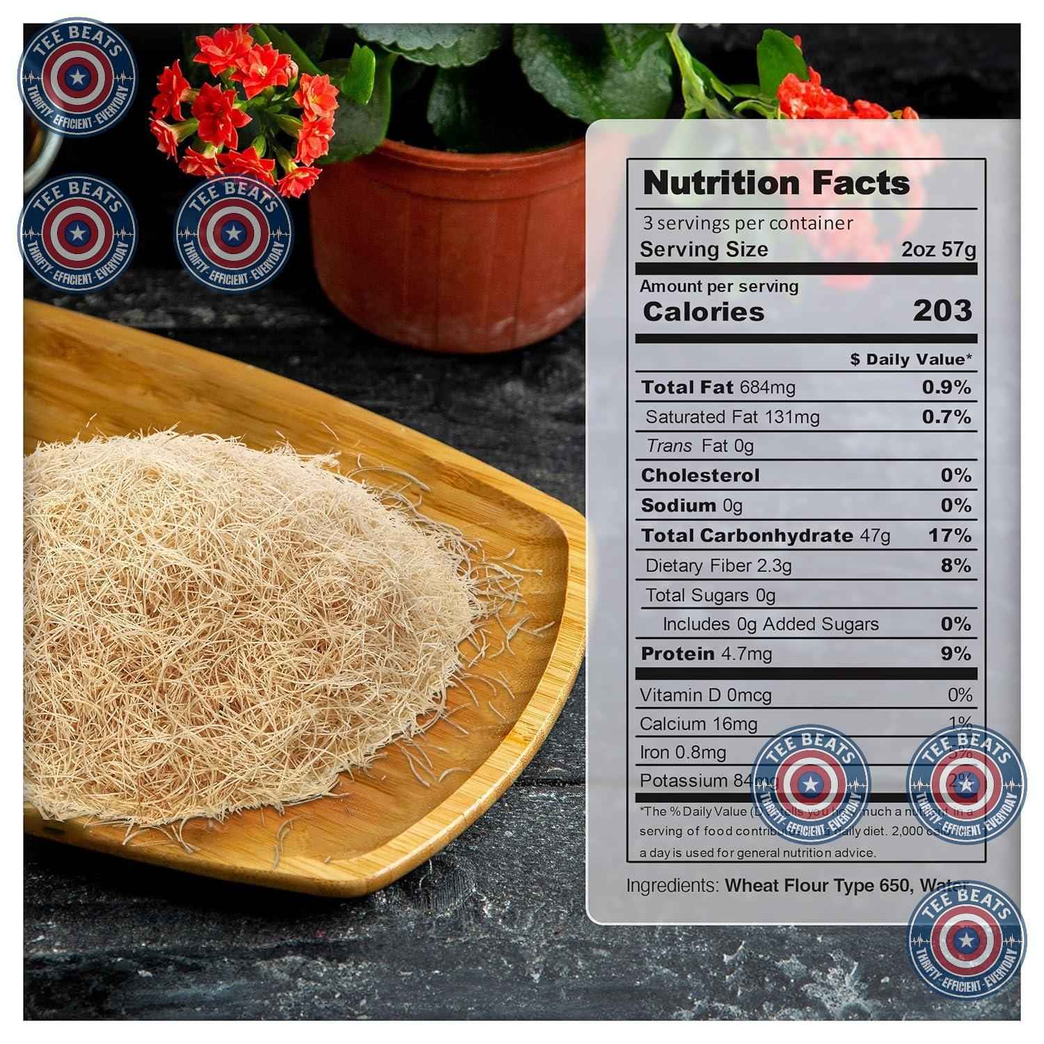 Eastanbul Kataifi Shredded Fillo Dough – Pre-Chopped Baking Staple for Quick Viral Dessert Content Creation, Dubai Chocolate Bar Ingredient, 170g