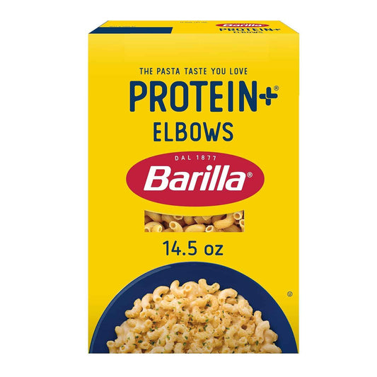 Barilla Protein+ Elbows Pasta – Clean-Ingredient Single-Box Pasta for Intentional Pantry Staples