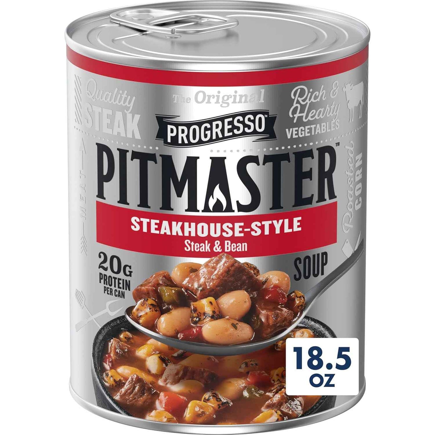 Progresso Pitmaster Steakhouse Style Steak and Bean Soup – Cozy Pantry Staple for a Stocked Kitchen Aesthetic