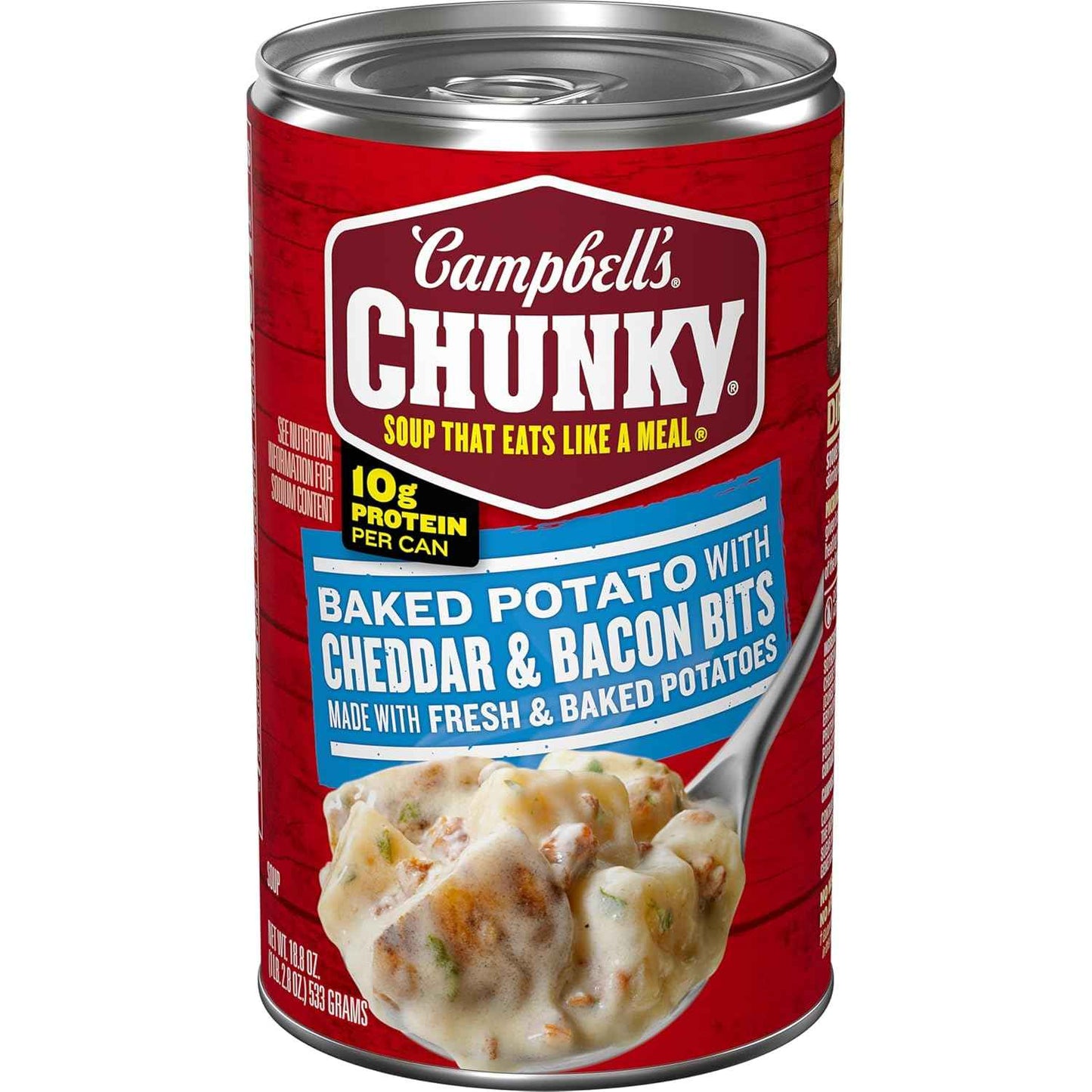 Campbell's Chunky Loaded Potato Soup – Streamlined 18.8 Oz One-Pot Lunch for Uncluttered Apartments