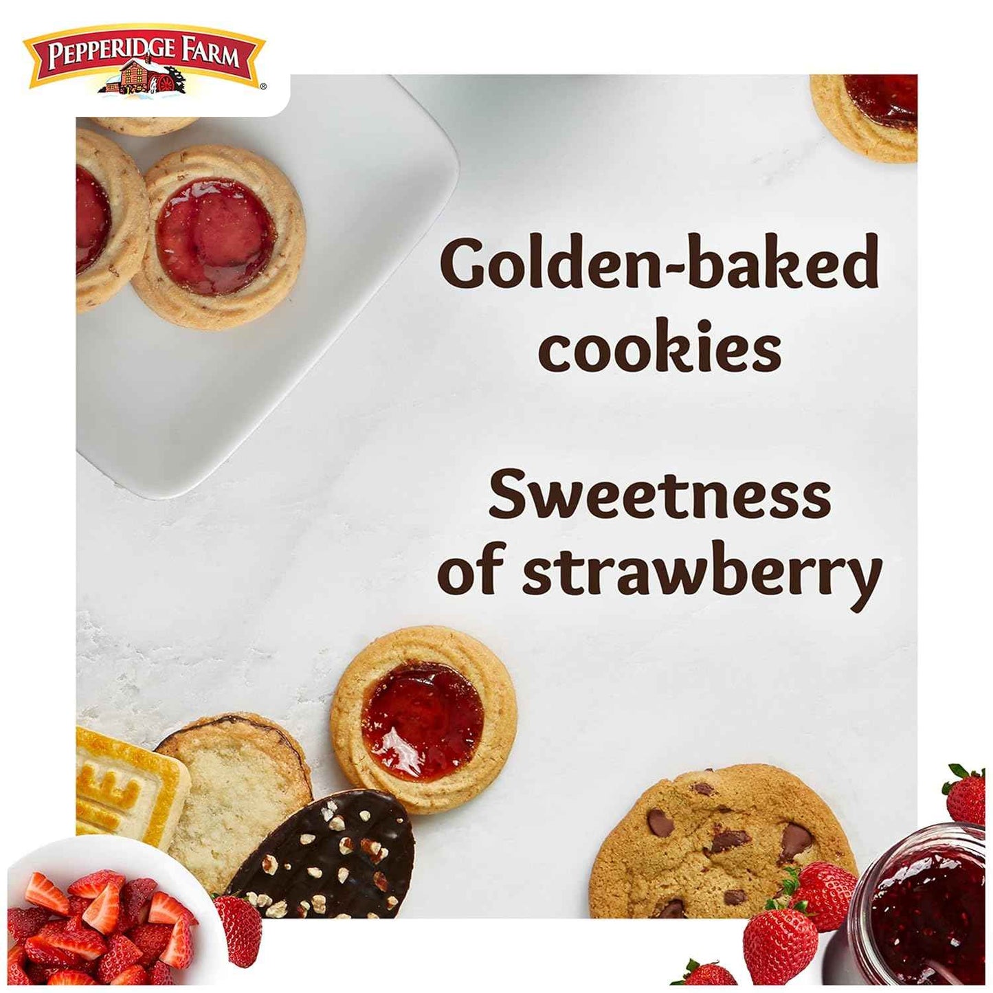 Pepperidge Farm Verona Strawberry Thumbprint Cookies – Pantry-Stocked Afternoon Pick-Me-Up for the Home Office