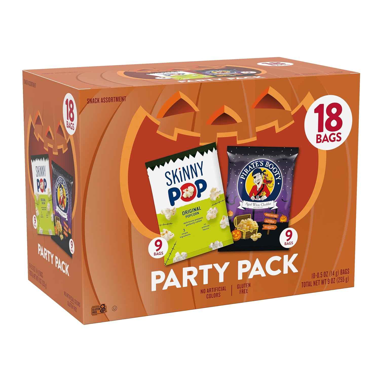 SkinnyPop Family Favorites Multipack – Portable Snack Pack for Road Trips, Picnics, and Family Travel Coolers