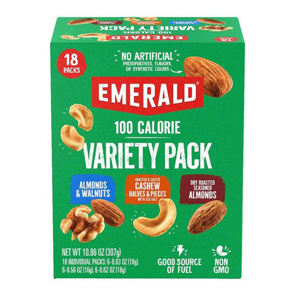 Emerald Nuts 100-Calorie Packs – Road Trip Snack That Fits in a Cupholder