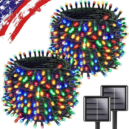 Lumify Solar String Lights – Thoughtful Housewarming Gift for Her, 2-Pack 180FT