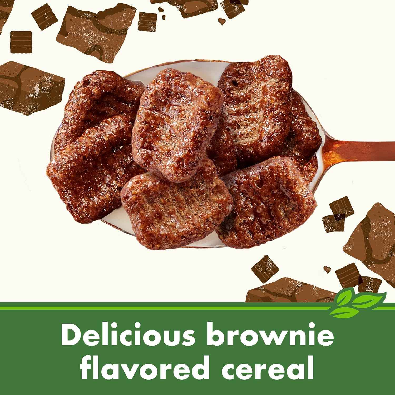 Cascadian Farm Brownie Crunch Cereal – Certified Clean Cereal for Celiac and Gluten-Sensitive Households, Pack of 2