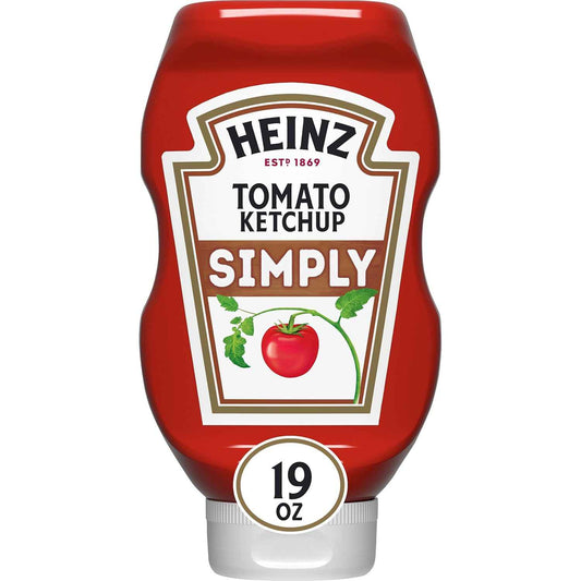 Heinz Simply Tomato Ketchup – Family Kitchen Staple for Kid Lunches and Dinner Plates