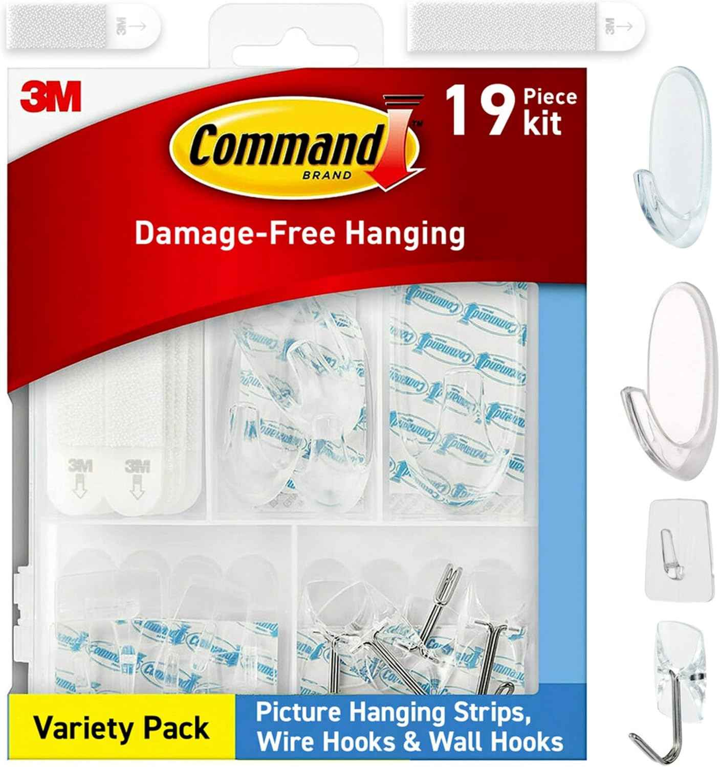 Command Clear Variety Pack - Thoughtful Housewarming Gift for Renters, New Homeowners, and College Students