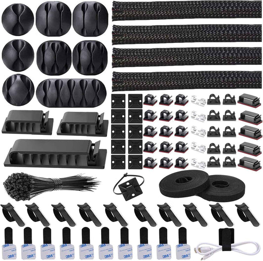 N NOROCME Cable Management Kit — Pet-Safe Cord Cover for Homes with Chewing Cats