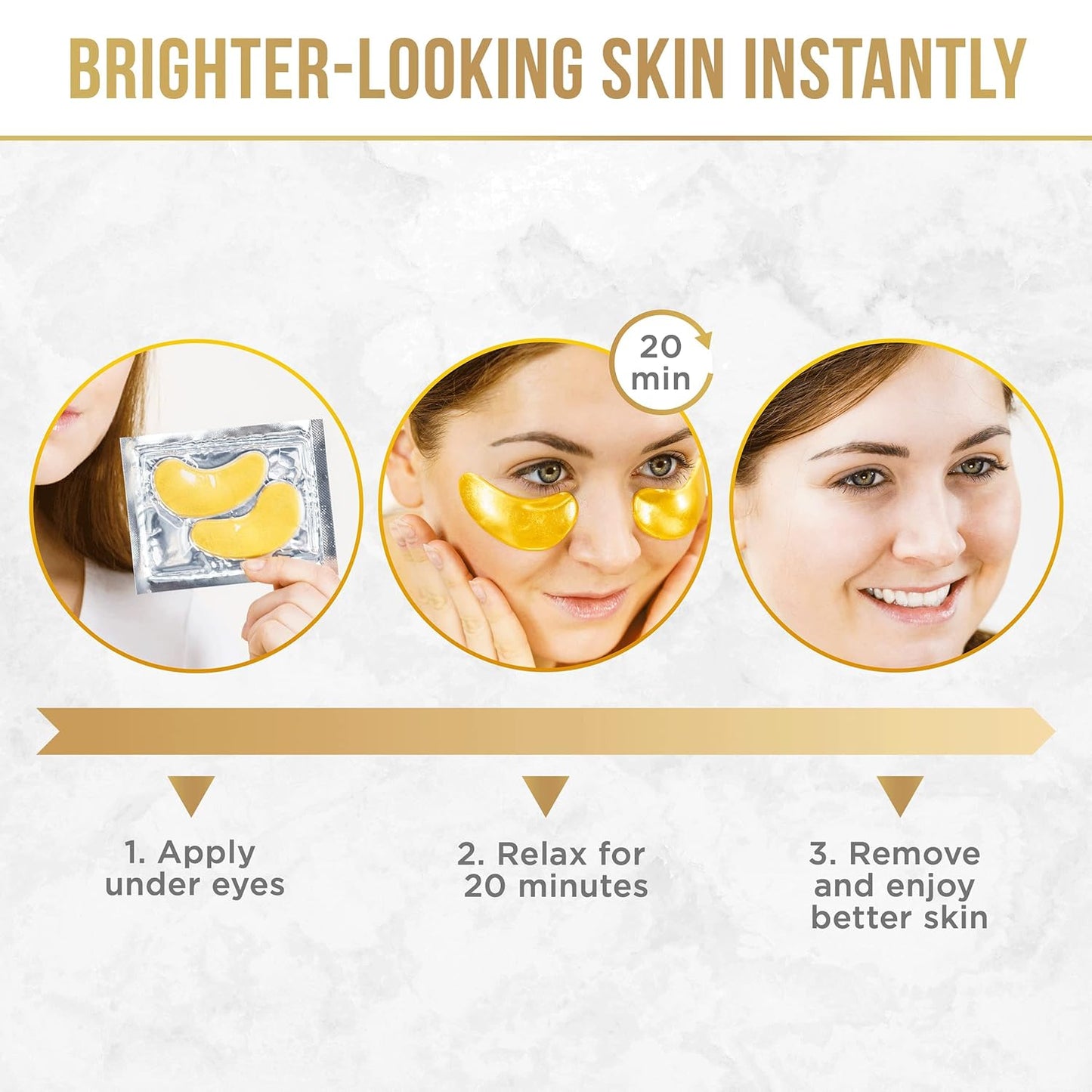 DERMORA_Golden_Glow_Under_Eye_Patches_-_Rejuvenating_Treatment_for_Dark_Circles,_Puffy_Eyes,_Travel_&_Wrinkles_-_Comfortable_Skin_Care