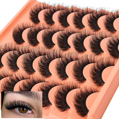 Losha_Eyelashes_Natural_Look_Faux_Mink_Lashes_Pack_Handmade_Fluffy_False_Eyelashes_14_Pairs_Cat_Eye_Lashes_(54)_Makeup_Lash_Extensions_Cosmetic_Eyelashes_Extensions_Eyelash_Extension_Lash_Extension