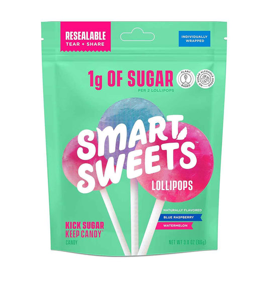 SmartSweets Lollipops – School-Safe Allergy-Friendly Candy for Sensitive Eaters