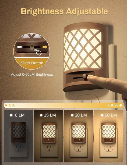 DORESshop Night Light – Thoughtful Housewarming Gift for New Homeowners, Dimmable Warm Glow
