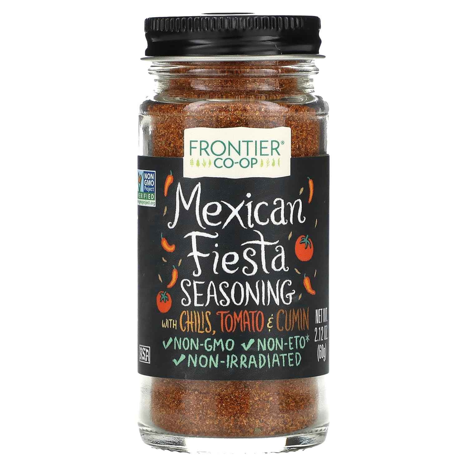 Frontier Co-op Mexican Fiesta Seasoning – Salt-Free Heart-Healthy Pantry Spice for Low-Sodium Wellness Cooking