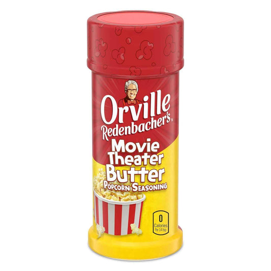 Orville Redenbacher's Popcorn Seasoning Movie Theater Butter 2.4 oz - Thoughtful Gift for Popcorn Lovers and Movie Buffs