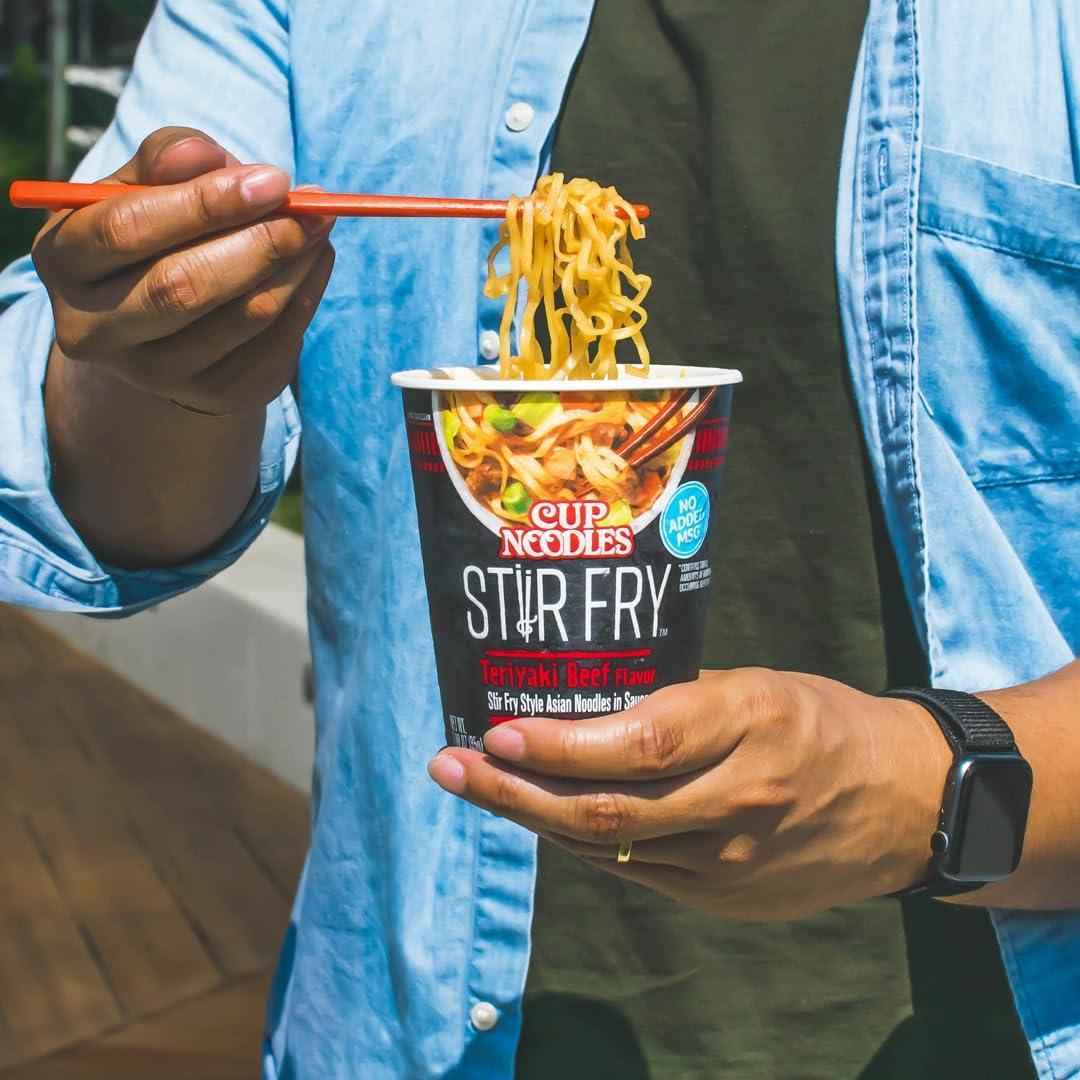 Nissin Cup Noodles Protein Ramen – Desk Lunch Solution for Busy Office Days, 16g Protein Per Cup