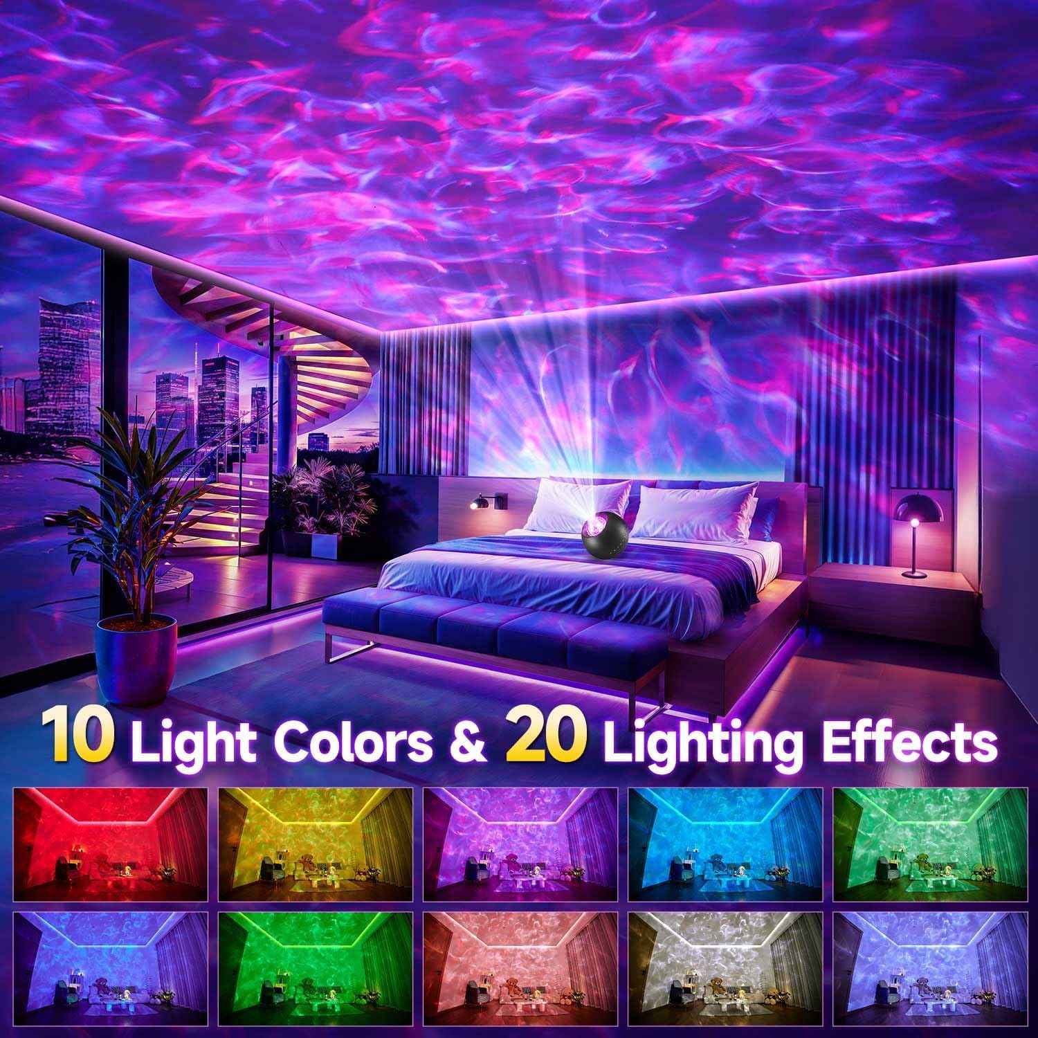 Star Night Light for Children – Child-Friendly LED Galaxy Projector with Bluetooth Speaker for Playroom and Nursery