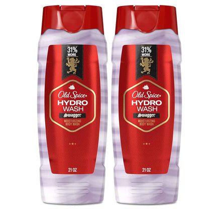 Old Spice Hydro Wash – Nightly Wind-Down Body Cleanser for Men, Swagger Scent for a Calming Shower Ritual