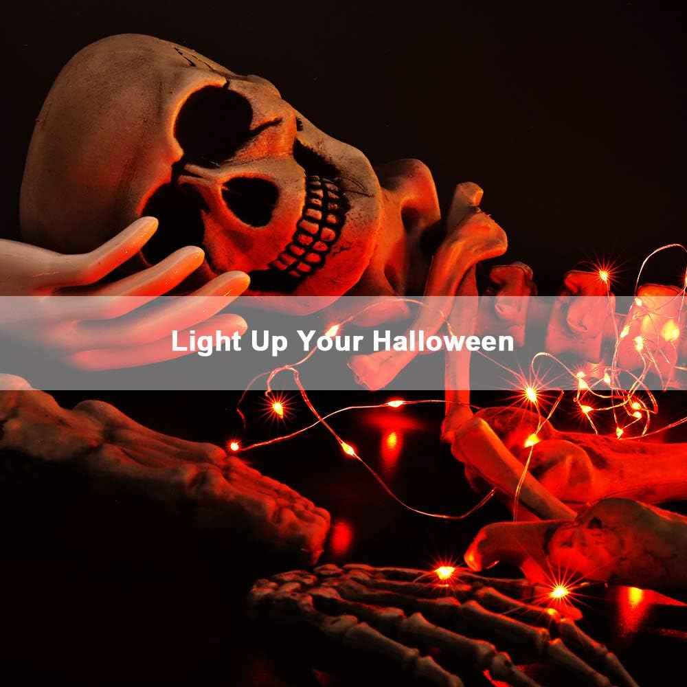 BrizLabs Halloween Fairy Lights – Thoughtful Seasonal Gift for Her, Battery LED String for Cozy Home Decor