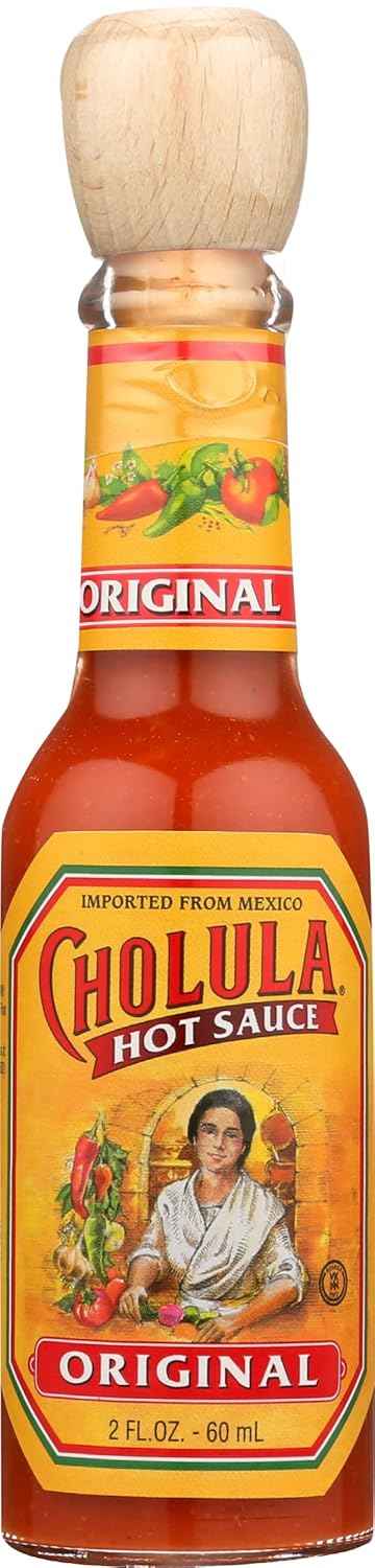 Cholula Hot Sauce 2 oz – Non-GMO Flavor Enhancer for Healthy Lunch Prep