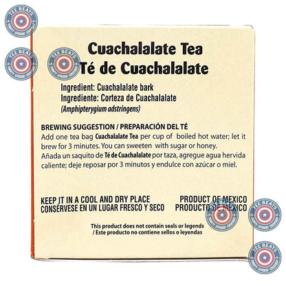 Herbacil Te de Cuachalalate – Evening Wind-Down Herbal Tea for Caffeine-Free Relaxation Rituals