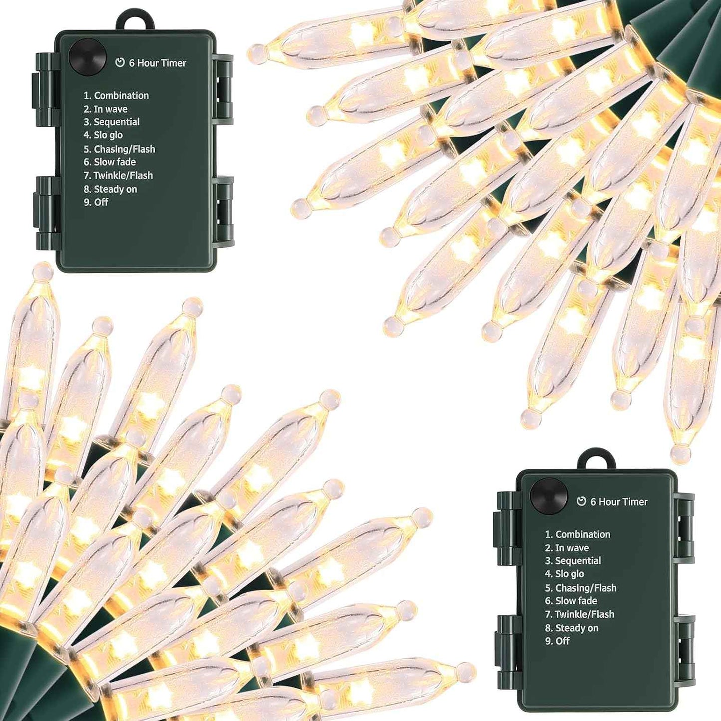 Lumicharm Battery String Lights – Clean Scandinavian Home Accent, Subtle Warm White LED Lights for Uncluttered Spaces