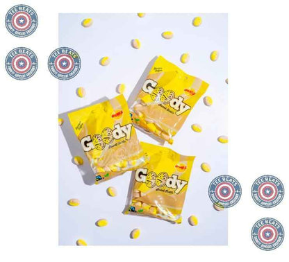 Bubs Goody Sweet Ovals Banana Caramel – Animal-Additive-Free Pick-and-Mix for Clean Ingredient Snacking, 2 x 90g