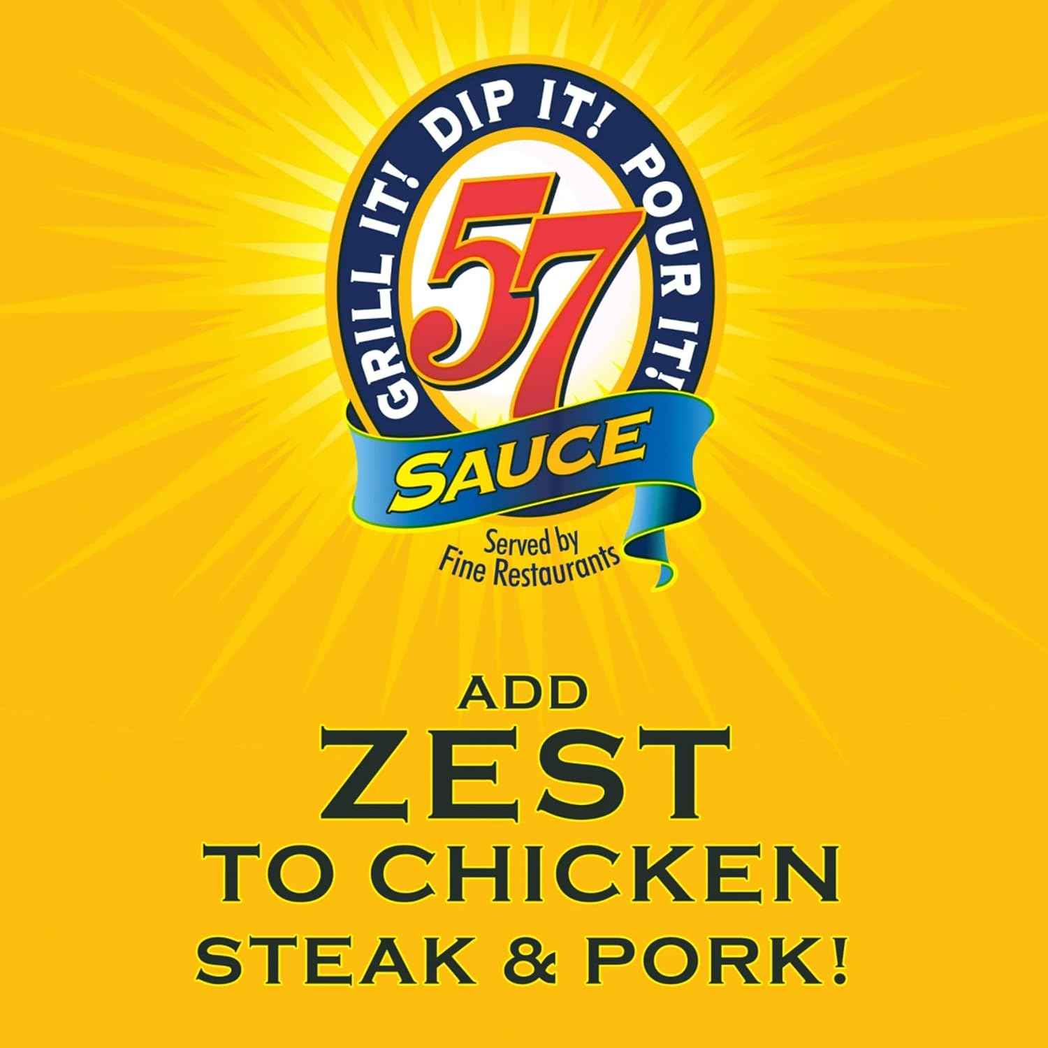Heinz 57 Original Sauce for Dads Who Grill, 20 oz Bottle as a Birthday or Father's Day Gift