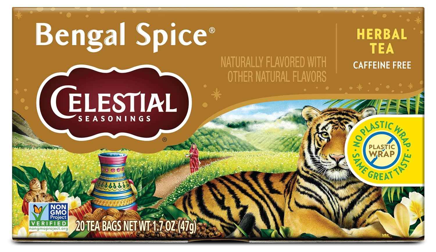 Celestial Seasonings True Blueberry Herbal Tea Bags – Low-Distraction Desk Companion with Wild Blueberry Aroma