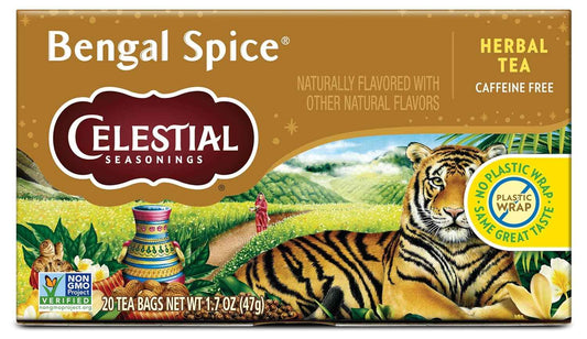Celestial Seasonings True Blueberry Herbal Tea Bags – Low-Distraction Desk Companion with Wild Blueberry Aroma