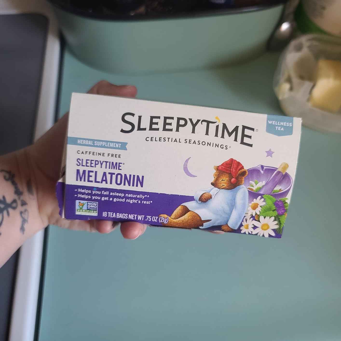 Celestial Seasonings Sleepytime Immune Herbal Tea – Background Calm for Deep Work and Better Rest