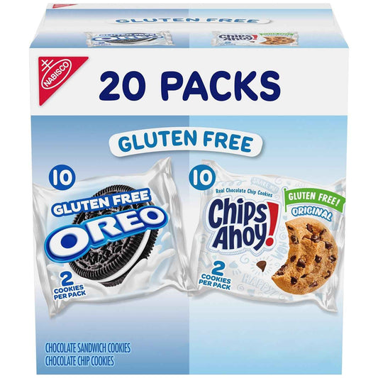 OREO & CHIPS AHOY! Gluten Free Cookies – Travel Snack Pack for Road Trips, Camping, and Carry-On Bags