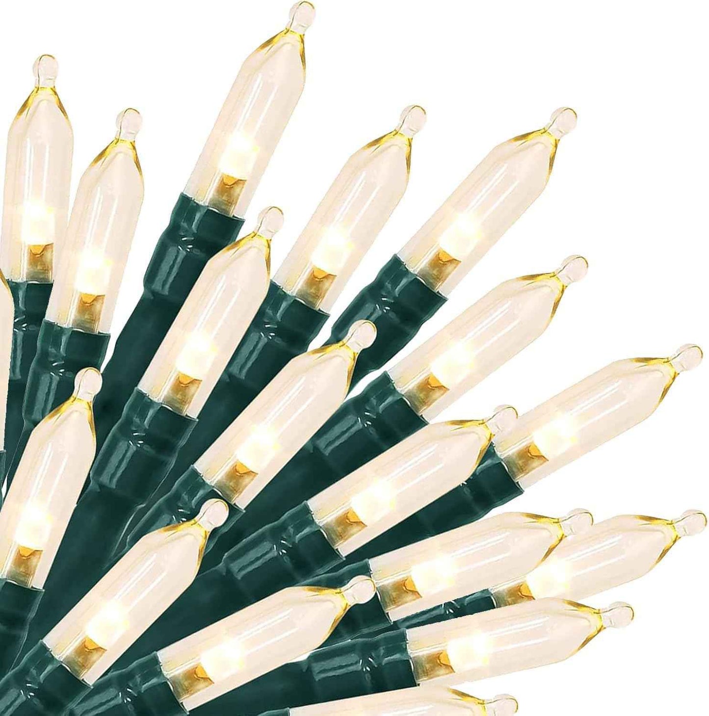 GlowGrove Fairy Lights – Modern Bedroom Aesthetic, 20 Warm White LEDs on Flexible Green Wire