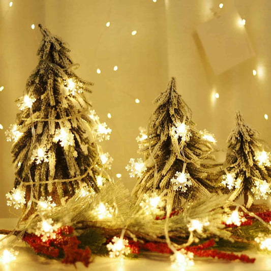 LuminHaus Snowflake LED Lights – Birthday Gift for Her, Cozy Warm White Bedroom Decor for Mom and Friends