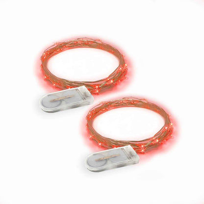 Brightown Submersible String Lights – Portable Patio and Garden Pathway Glow, Battery Powered 2-Pack