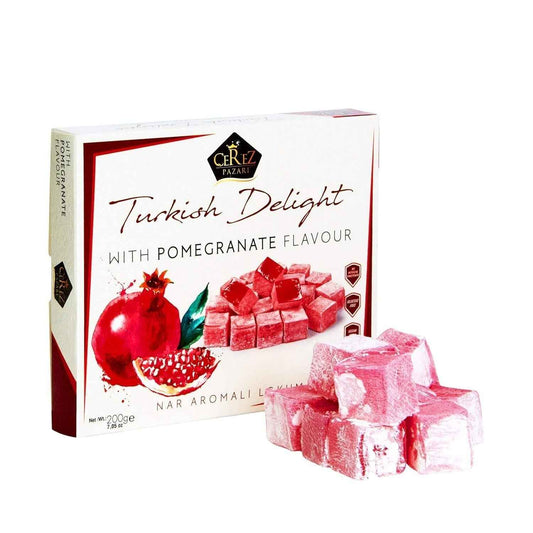 Cerez Pazari Gluten Free Lokum – Clean-Ingredient Pomegranate Candy for the Conscious Self-Care Evening
