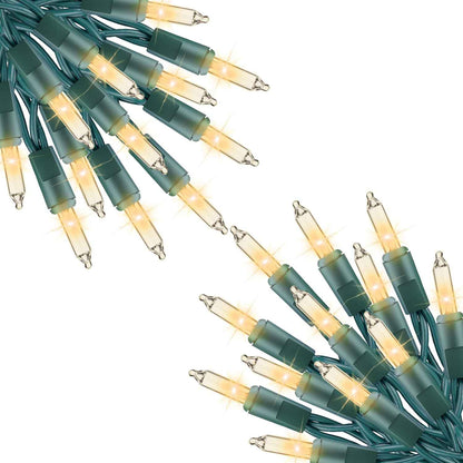 Minetom Cool-Touch String Lights 200 Count for Kids Bedroom and Playroom Wall, 51.7ft Green Wire
