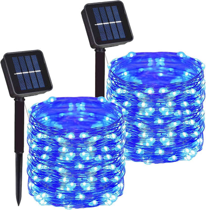 LumLove Solar String Lights – Minimalist 200 LED Ambient Lighting in Neutral Warm White, 66FT Clean Copper Wire Design with 8 Subtle Modes for Intentional Spaces