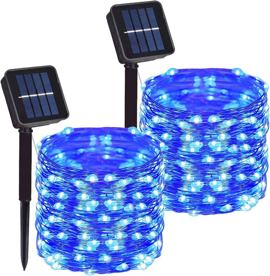 LumLove Solar String Lights – Minimalist 200 LED Ambient Lighting in Neutral Warm White, 66FT Clean Copper Wire Design with 8 Subtle Modes for Intentional Spaces