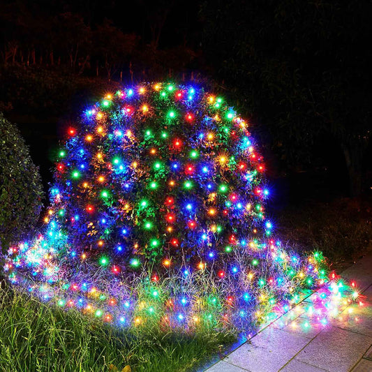 BlcTec Decorative Net Mesh Lights 360 LED – Soft Multicolor Glow for Bedroom Aesthetic and Holiday Interior Styling