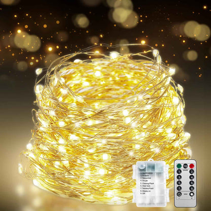 LumBliss Fairy Lights – Clean Design Bedroom Accent, 67Ft Neutral Warm White String Lights for Intentional Living Spaces