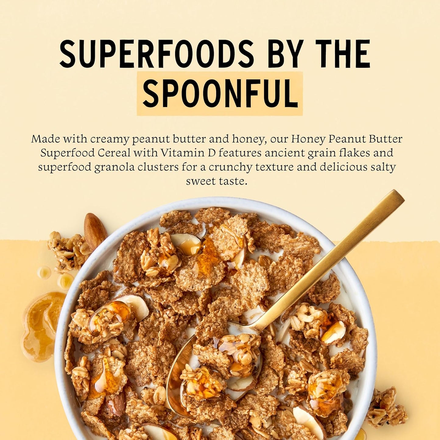 Purely_Elizabeth,_Honey_Peanut_Butter,_Superfood_Cereal_with_Vitamin_D_(1_Box,_11oz),_6g_Fiber