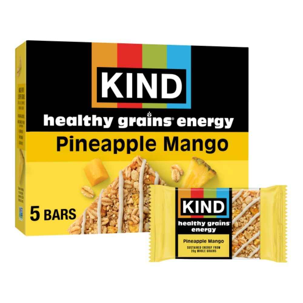 KIND Healthy Grains Bars – Home Office Snack to Beat the 10am Slump, 20g Whole Grains for Steady Focus