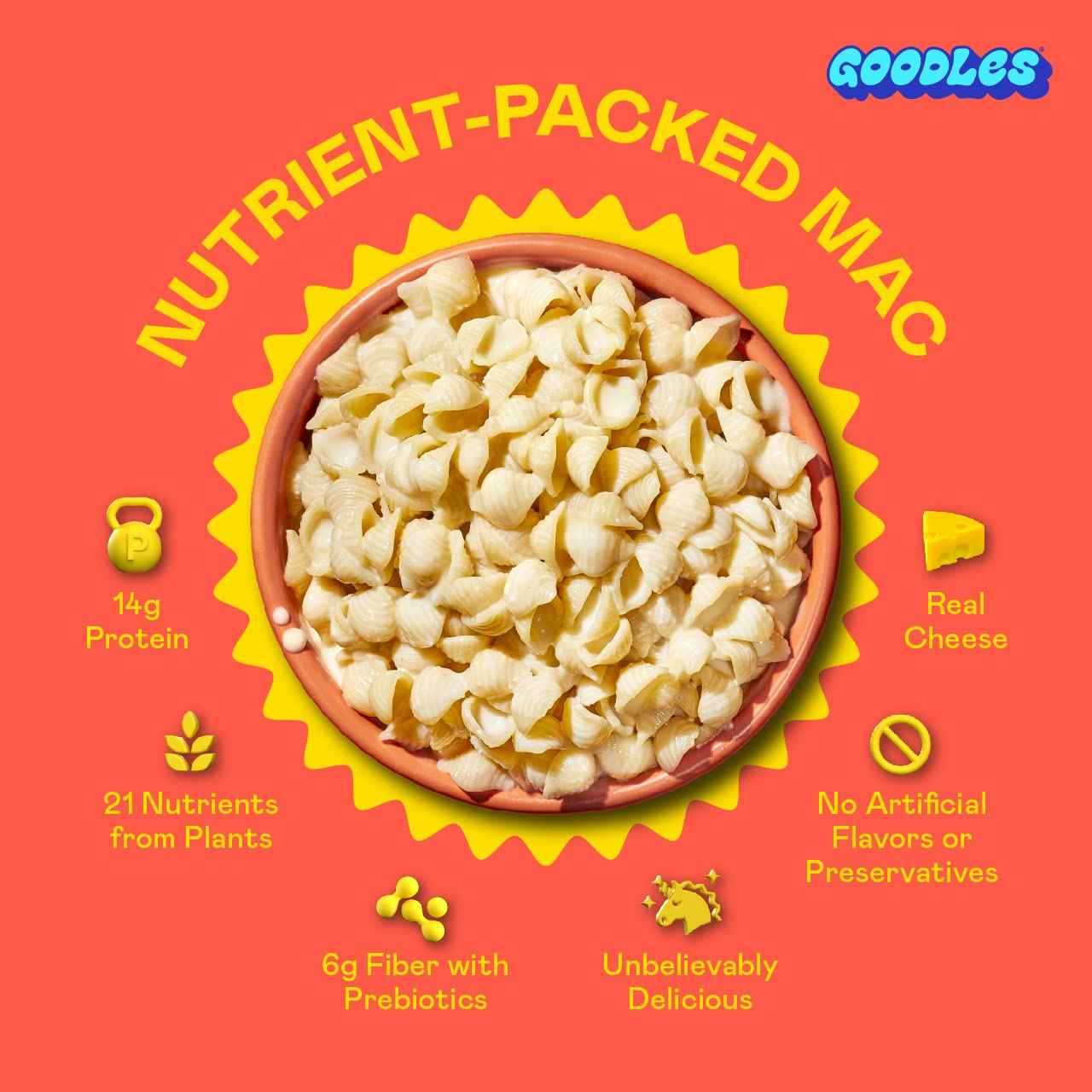 Goodles Shella Good Aged White Cheddar Shells – Clean Ingredient Comfort Food for Mindful Home Cooks