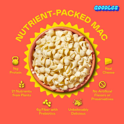 Goodles Shella Good Aged White Cheddar Shells – Clean Ingredient Comfort Food for Mindful Home Cooks