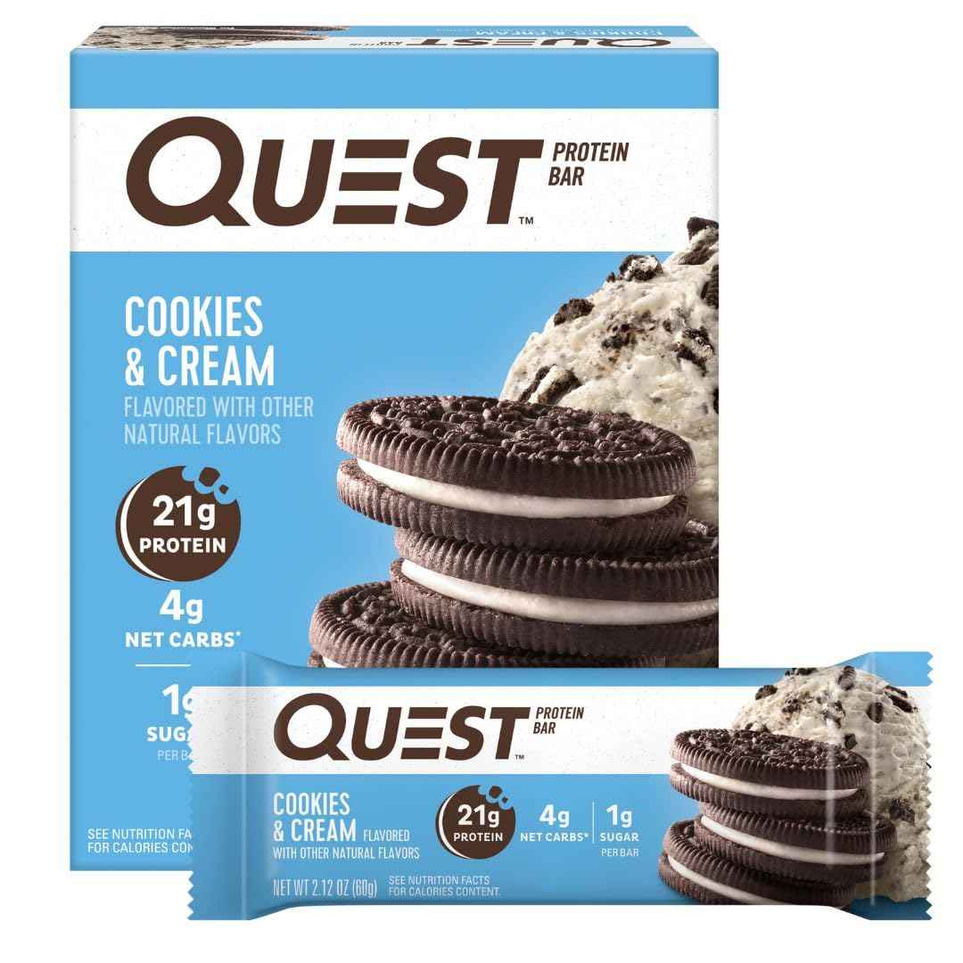 Quest Nutrition Cookies & Cream Protein Bar – Road Trip and Hiking Fuel That Stays Shelf-Stable