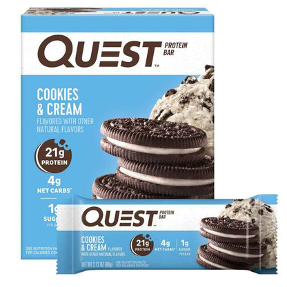Quest Nutrition Cookies & Cream Protein Bar – Road Trip and Hiking Fuel That Stays Shelf-Stable